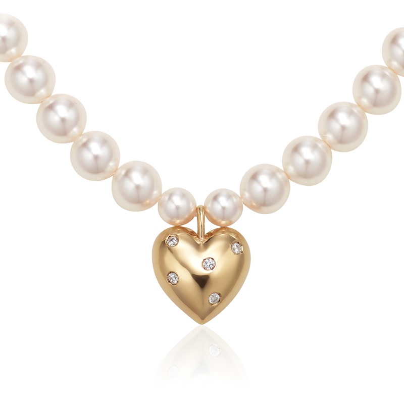 L&#039;Archipel Love Me Pearl Necklace AR029